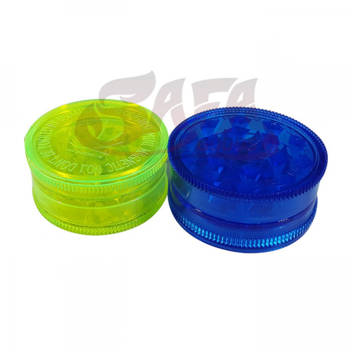 42mm Clear Plastic Grinders 3 Stage 45pc